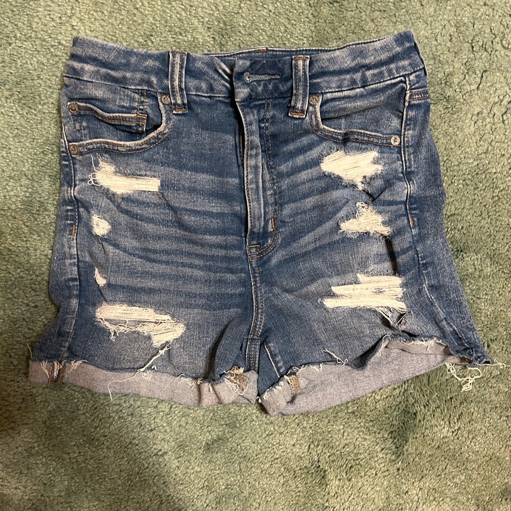 American Eagle High-Rise Denim Shorts